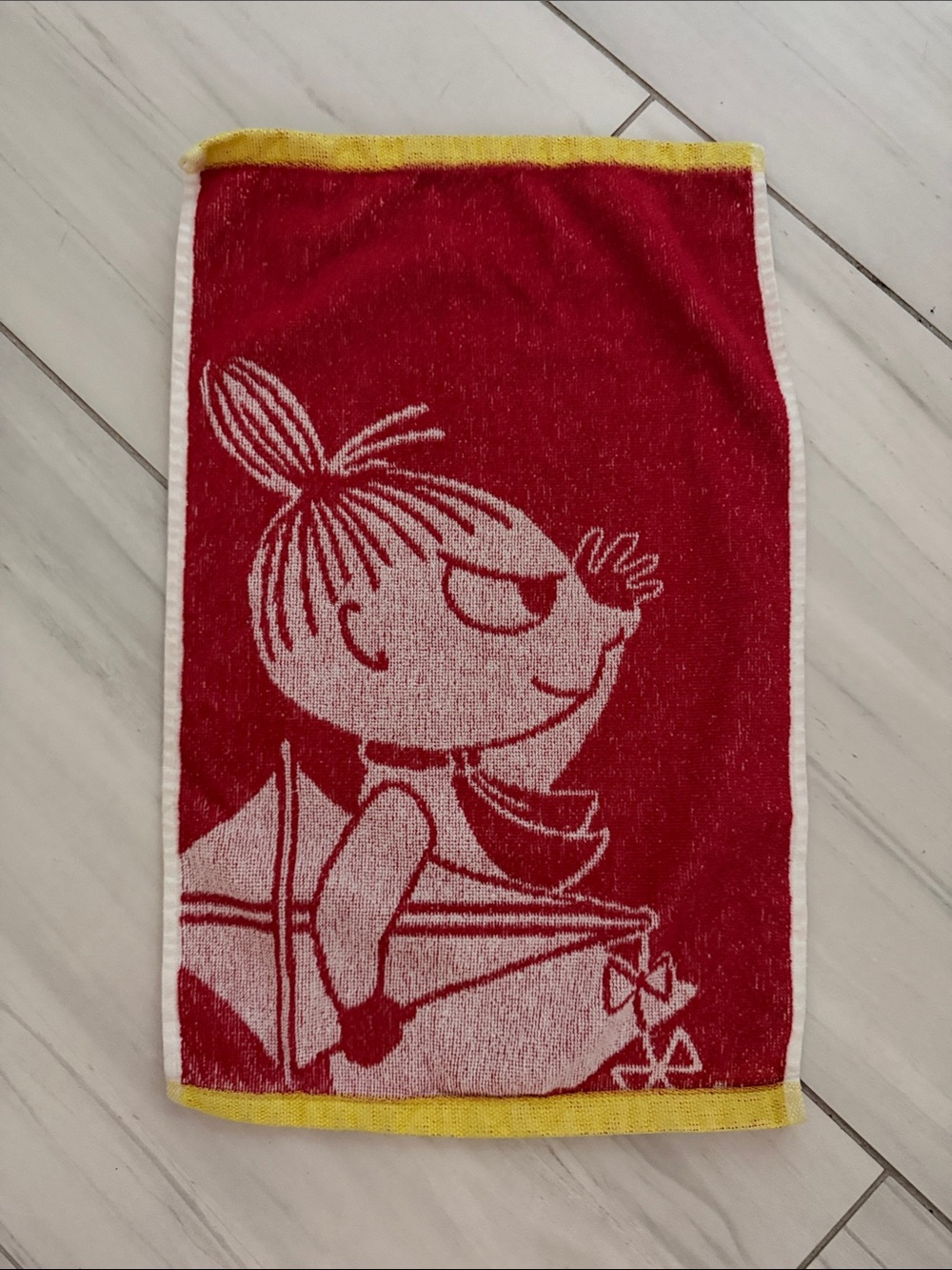 Moomin Finlayson Hand Towel with Moomin Character Little My